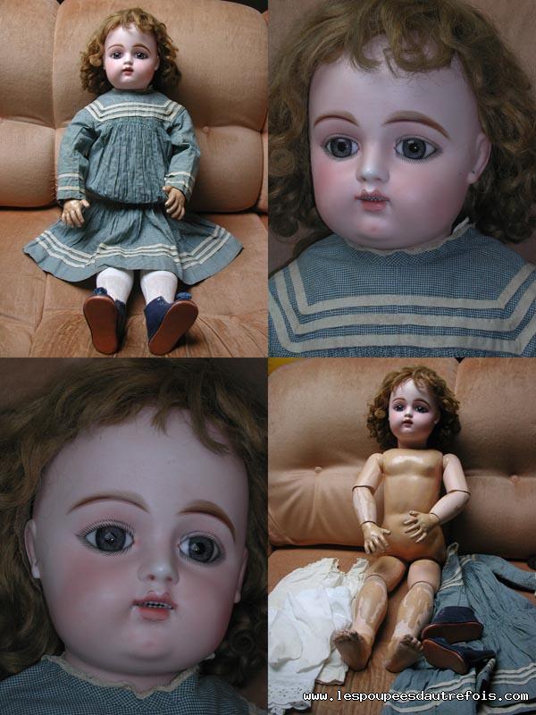 Les Poupees D autrefois HUGE FRANCOIS GAULTIER DOLL WITH DOUBLE ROW OF TEETH IN PERFECT CONDITION